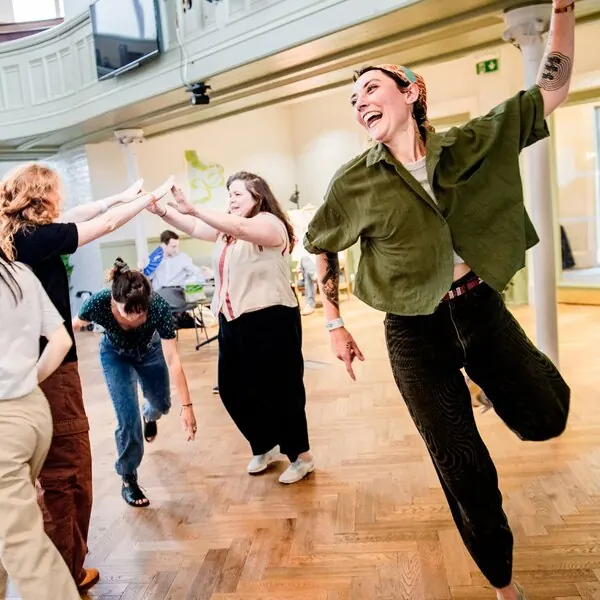 Swing dancers at Glasgow Swing Exchange